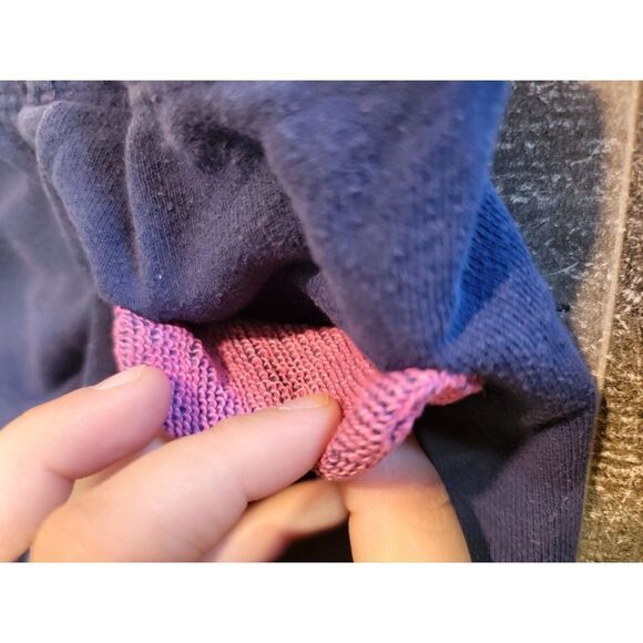 Gymboree Navy sweatpants youth 4 pink heart bow pants - Picture 5 of 5